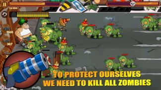 Fat Man Vs Zombies - Defence Battle PVZ4 screenshot 2