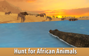 African Crocodile Simulator 3D screenshot 1
