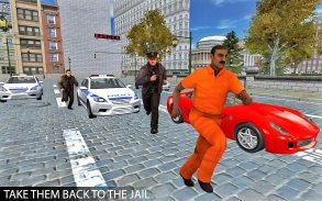 Drive Police Car Gangsters Chase : Free Games screenshot 1