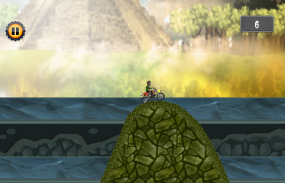 Motocross Hill Racing Spel screenshot 0