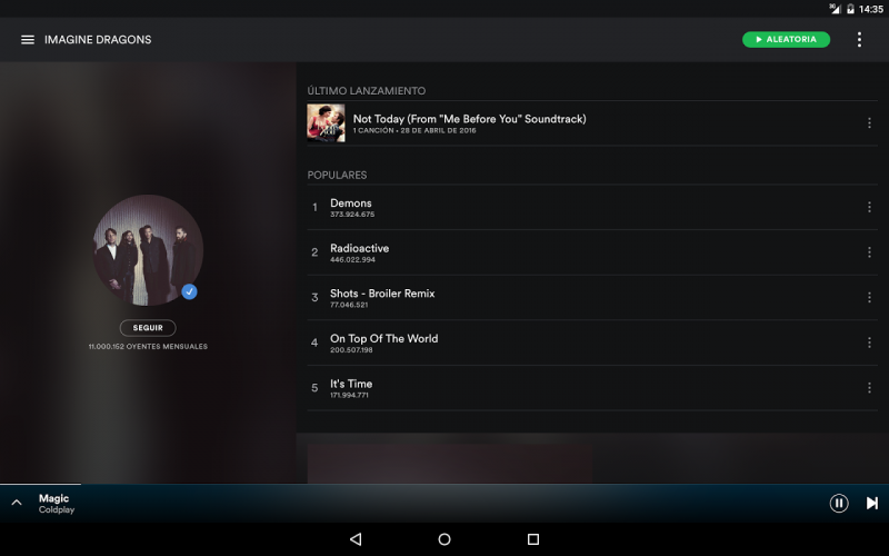 Spotify: música y podcasts screenshot 16