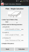 Weight Calculator (Metal) screenshot 3