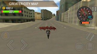 Conducción de motocicleta: ciudad gigante screenshot 3