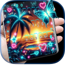 Sunset Beach Palm keyboard