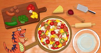 Dino Pizza  - Cooking games screenshot 0
