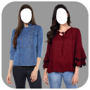 Women with Jeans Photo Frames Icon