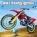 Office Motorcycle Racing Stunt Icon