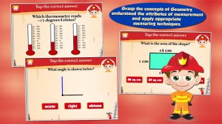 Fireman Kids 3rd Grade Games screenshot 2