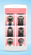 Hairstyles step by step screenshot 6