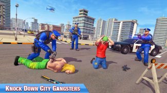 Police Car Gangster Crime City Car Chase Simulator screenshot 1