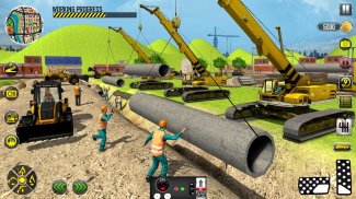 City Road Builder Construction Excavator Simulator screenshot 4