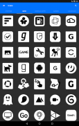 White and Black Icon Pack screenshot 19