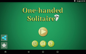 One-handed Solitaire screenshot 1