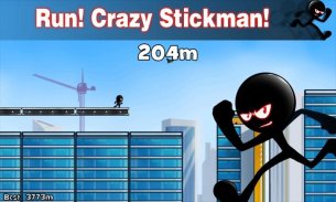 Stickman Roof Running screenshot 1