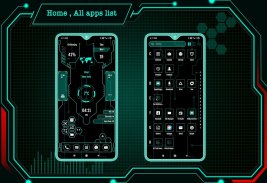 Hi-tech Launcher 2 - Future UI screenshot 9