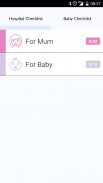 Baby checklist screenshot 1