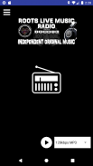 Roots live music radio screenshot 0