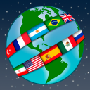 Countries, capitals and flags of the world Icon