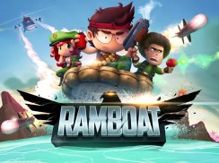Ramboat - ऑफ़लाइन: जंपिंग शूटर और रनिंग गेम screenshot 9