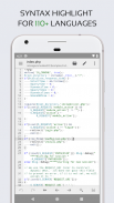 Code Editor - Éditeur de code screenshot 3