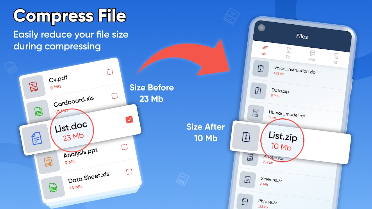 Zip File Reader Экстрактор - Загрузить APK для Android | Aptoide