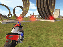 自由式摩托车赛车游戏模拟器 screenshot 1