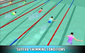 سباحة الوجه سباق 3D 2017 screenshot 1