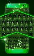 لوحة المفاتيح موضوع الخضراء screenshot 2