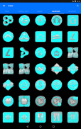 Bright Cyan Icon Pack ✨Free✨ screenshot 19