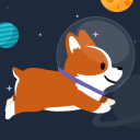 Space Corgi (太空旅行的小狗) Icon
