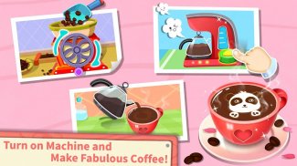 Baby Pandas Café – Führe ein Café und koche dort screenshot 1