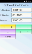 Calculatrice Binaire screenshot 0