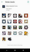 Rainbow 6 Siege Stickers for Whatsapp screenshot 1