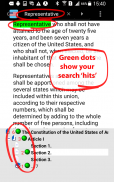 U.S. Constitution TurboSearch screenshot 1