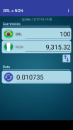 Brazil Real x Nigerian Naira screenshot 1