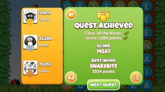 WordBuzz : The Honey Quest screenshot 5