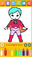 Hero Super Coloring book screenshot 8