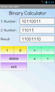 Binário calculadora Pro screenshot 1