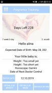Day by Day Pregnancy Tracker screenshot 1