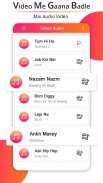 Video Me Gana Badale  Mix Audio Video screenshot 2