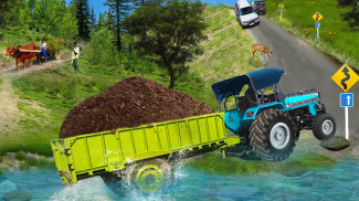 Heavy Tractor Trolley Game 3D screenshot 4