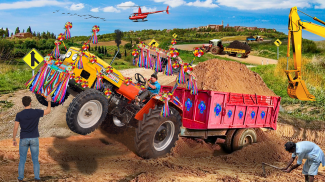 Cargo Tractor Trolley Simulator Farming Game 2019 screenshot 3