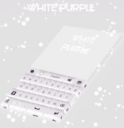 White and Purple Keyboard screenshot 0