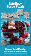Cute Baby Jigsaw Puzzle screenshot 1