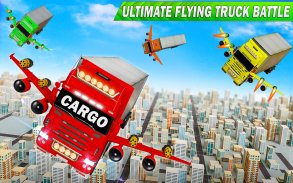 Flying Cargo Transport Truck Transform Robot Games screenshot 7