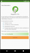 Registro VTA screenshot 1