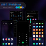 MIUI 11 Pitch Black Free - EMUI 9.1/9.0 Theme screenshot 4