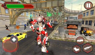 Super X Robot VS Angry Bull Attack Simulator screenshot 16