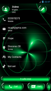 Dialer Spheres Green Theme para Drupe ou ExDialer screenshot 5
