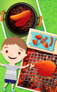 BBQ Cooking Game Propane grill screenshot 4